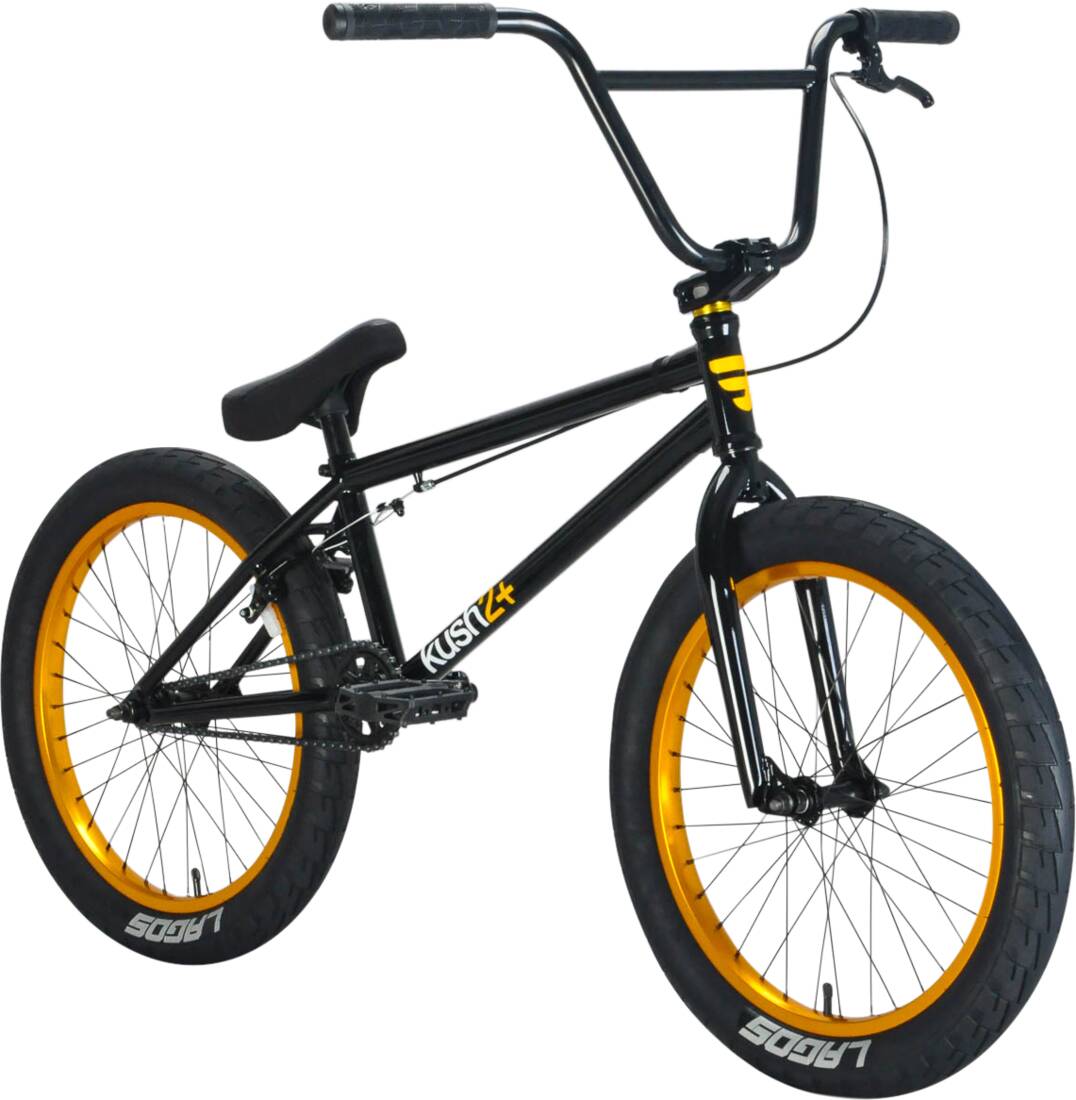 Mafia Kush 2+ 20" BMX Freestyle Bike -Black/Gold