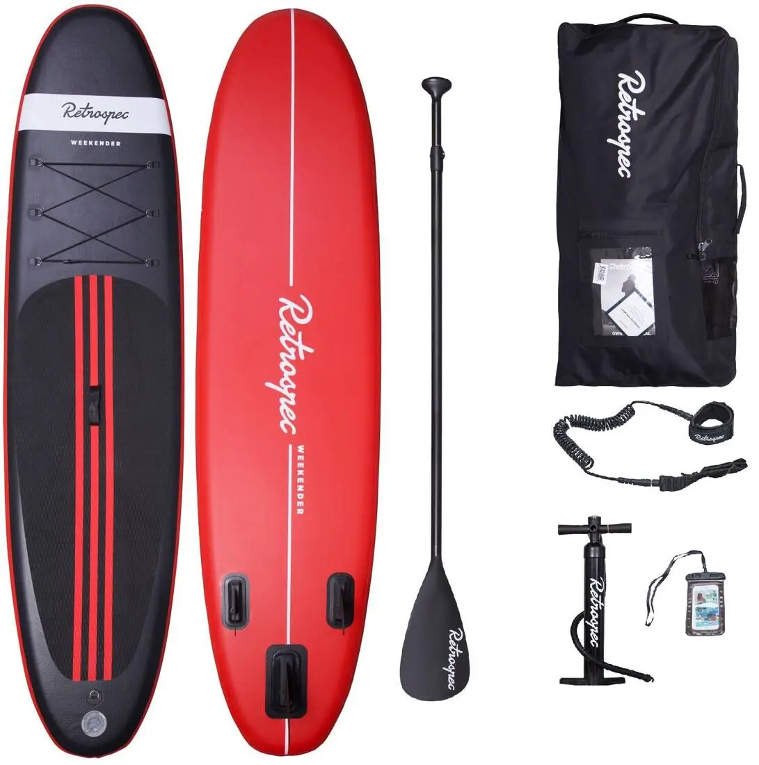 NAFUKOVACÍ PADDLEBOARD RETROSPEC WEEKENDER 10' Black + PRÍSLUŠENSTVO