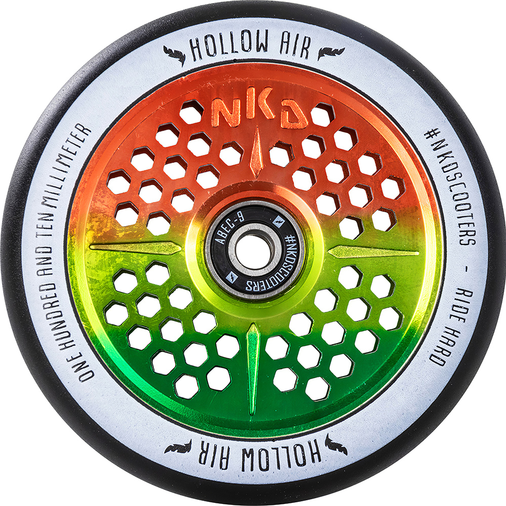 Kolieska NKD Hollow Air Scooter Wheel 110mm - BLUECHROME